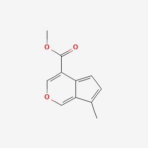 B13419781 Methyl 7-methylcyclopenta[c]pyran-4-carboxylate CAS No. 63785-74-0