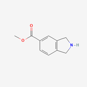 molecular formula C10H11NO2 B1341999 Methyl isoindoline-5-carboxylate CAS No. 742666-57-5