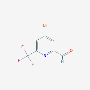 4-Bromo-6-(trifluoromethyl)picolinaldehyde