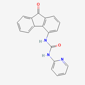 molecular formula C19H13N3O2 B13420106 Diarylurea deriv. 15 