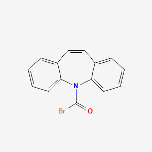 molecular formula C15H10BrNO B13420208 5H-Dibenzo[b,f]azepine-5-carbonyl bromide CAS No. 40421-05-4