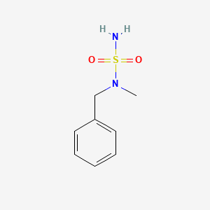 molecular formula C8H12N2O2S B1342024 amino-N-benzyl-N-methylsulfonamide CAS No. 15205-37-5