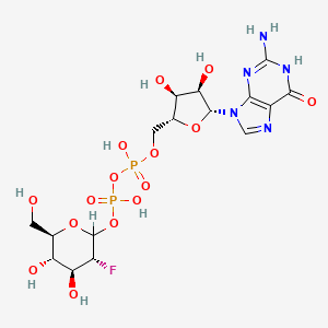 Guanosine-2-deoxy-2-fluoro-D-glucose diphosphate ester