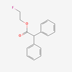 2-Fluoroethyldiphenyl acetate