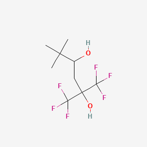 5,5-Dimethyl-1,1,1-trifluoro-2-trifluoromethyl-2,4-hexanediol