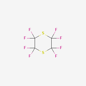 p-DITHIANE, OCTAFLUORO-