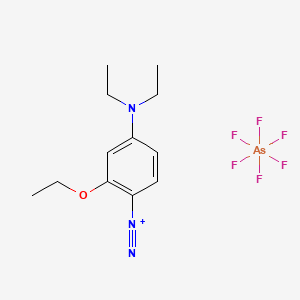 Benzenediazonium, 4-(diethylamino)-2-ethoxy-, hexafluoroarsenate(1-)