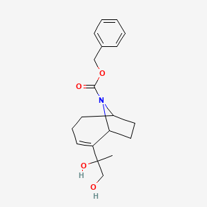 (1R,6R)-Benzyl 2-(1,2-Dihydroxypropan-2-yl)-9-azabicyclo[4.2.1]non-2-ene-9-carboxylate