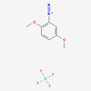 Benzenediazonium, 2,5-dimethoxy-, tetrafluoroborate(1-)