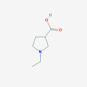 molecular formula C7H13NO2 B1342041 1-Ethylpyrrolidine-3-carboxylic acid CAS No. 5370-36-5