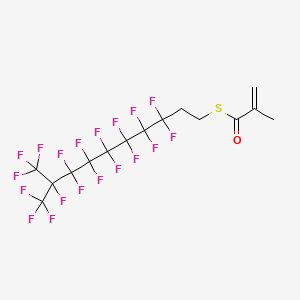 2-Propenethioic acid, 2-methyl-, S-[3,3,4,4,5,5,6,6,7,7,8,8,9,10,10,10-hexadecafluoro-9-(trifluoromethyl)decyl] ester