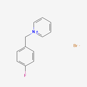 1-[(4-Fluorophenyl)methyl]pyridin-1-ium bromide