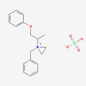 N-Phenoxyisopropyl-N-benzylaziridinium Perchlorate