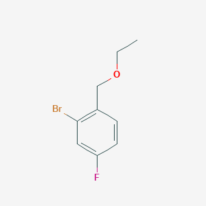 molecular formula C9H10BrFO B1342054 2-溴-1-(乙氧甲基)-4-氟苯 CAS No. 112108-83-5