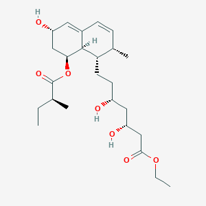 molecular formula C25H40O7 B13420571 Pravastatin Ethyl Ester 