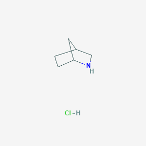 molecular formula C6H12ClN B1342062 2-Azabicyclo[2.2.1]heptane hydrochloride CAS No. 63838-50-6