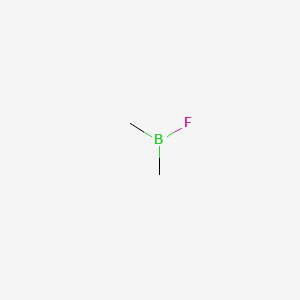 molecular formula C2H6BF B13420693 Borane, fluorodimethyl- CAS No. 353-46-8