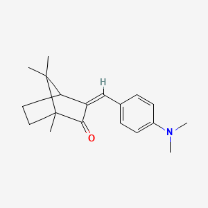 (3Z)-3-[[4-(dimethylamino)phenyl]methylidene]-1,7,7-trimethylbicyclo[2.2.1]heptan-2-one