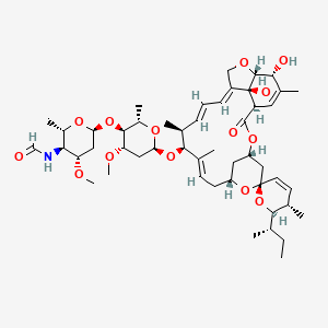 5-O-demethyl-4''-deoxy-4''-(formylamino)-Avermectin A1a