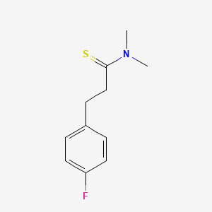 3-(4-fluorophenyl)-N,N-dimethylpropanethioamide