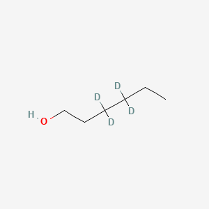 molecular formula C6H14O B13420778 1-Hexanol-d4 