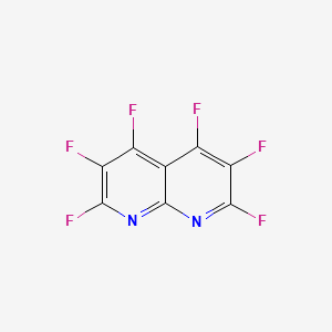 1,8-Naphthyridine,2,3,4,5,6,7-hexafluoro-