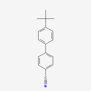 molecular formula C17H17N B1342082 4-(4-tert-Butylphenyl)benzonitrile CAS No. 192699-51-7