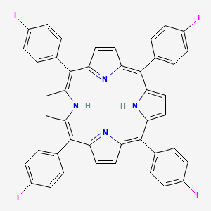 molecular formula C44H26I4N4 B13420821 5,10,15,20-Tetrakis(4-iodophenyl)porphyrin 