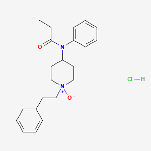 molecular formula C22H29ClN2O2 B13420825 Fentanyl N-Oxide Hydrochloride CAS No. 2724510-77-2