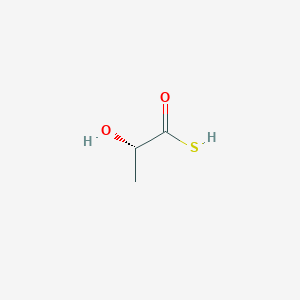 molecular formula C3H6O2S B13420918 (2S)-2-Hydroxypropanethioic S-acid CAS No. 57965-30-7