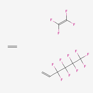 ethene;3,3,4,4,5,5,6,6,6-nonafluorohex-1-ene;1,1,2,2-tetrafluoroethene