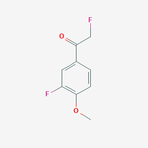 2-Fluoro-1-(3-fluoro-4-methoxyphenyl)ethan-1-one