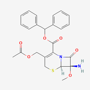 Benzhydryl 7-Amino-7-methoxycephalosporanate