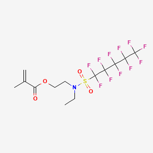 2-Propenoic acid, 2-methyl-, 2-[ethyl[(undecafluoropentyl)sulfonyl]amino]ethyl ester