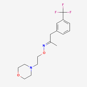 2-Propanone, 1-(alpha,alpha,alpha-trifluoro-m-tolyl)-, O-(2-morpholinoethyl)oxime