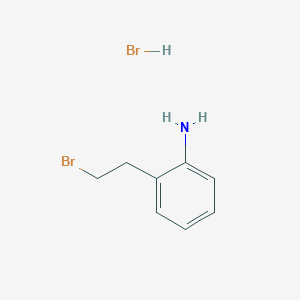 molecular formula C8H11Br2N B13421057 o-(2-Bromoethyl)aniline hydrobromide 