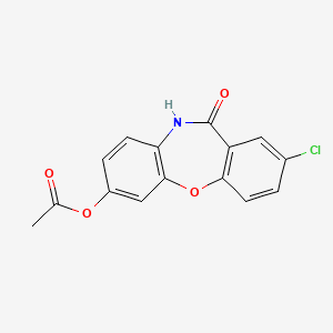 (8-chloro-6-oxo-5H-benzo[b][1,4]benzoxazepin-2-yl) acetate