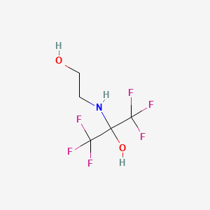 1,1,1,3,3,3-Hexafluoro-2-((2-hydroxyethyl)amino)-2-propanol