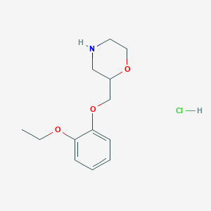 molecular formula C13H20ClNO3 B134214 盐酸维洛昔嗪 CAS No. 35604-67-2