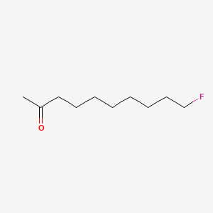 molecular formula C10H19FO B13421408 2-Decanone, 10-fluoro- CAS No. 334-46-3