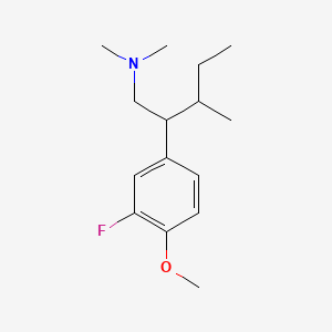 beta-sec-Butyl-N,N-dimethyl-3-fluoro-4-methoxyphenethylamine