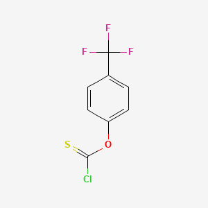 O-[4-(trifluoromethyl)phenyl] chloromethanethioate