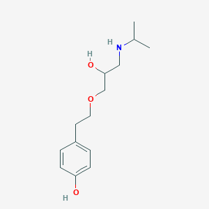 4-[2-[2-Hydroxy-3-(isopropylamino)propoxy]ethyl]phenol