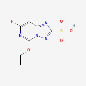 5-Ethoxy-7-fluoro-[1,2,4]triazolo[1,5-c]pyrimidine-2-sulfonic acid