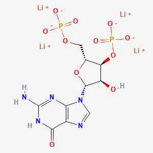 Guanosine 3',5'-Diphosphate Tetralithium Salt