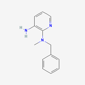 B1342153 2-N-benzyl-2-N-methylpyridine-2,3-diamine CAS No. 1016503-77-7