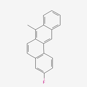 molecular formula C19H13F B13421531 3-Fluoro-7-methylbenz[a]anthracene CAS No. 2606-87-3