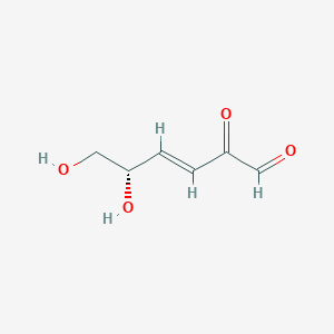 molecular formula C6H8O4 B13421547 (S,E)-5,6-Dihydroxy-2-oxohex-3-enal 