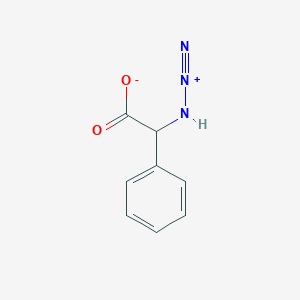 molecular formula C8H7N3O2 B13421654 Phenyl(triaz-2-yn-2-ium-1-yl)acetate CAS No. 29289-35-8