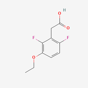 molecular formula C10H10F2O3 B1342169 3-乙氧基-2,6-二氟苯乙酸 CAS No. 1092461-32-9